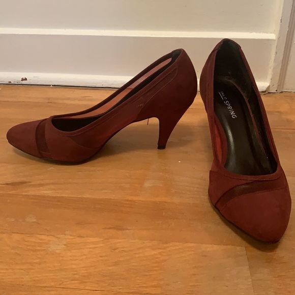 Call It Spring Burgundy Heels - Picture 3 of 6